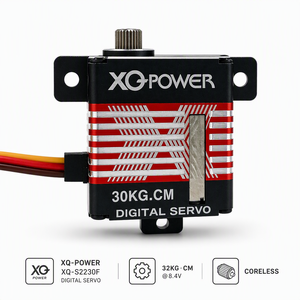 XQ-POWER XQ-S2230F Servo numérique sans noyau 32KG étanche avec engrenages en acier inoxydable et boîtier en aluminium CNC 8.4V pour hélicoptère RC et aéronef à voilure fixe - Product Image 2