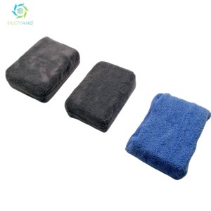 Car Detailing Care Paint <strong>Tire</strong> Microfiber <strong>Suede</strong> Cloth Nano Ceramic Coating Applicator Sponge - Product Image 5