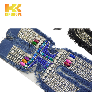 Correa de diamantes de imitación de moda, accesorios superiores de perlas decorativas superiores, parte superior decorativa para <span class=keywords><strong>sandalias</strong></span> y zapatillas de mujer - Product Image 2