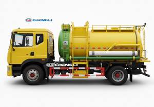 <span class=keywords><strong>Camion</strong></span> de recyclage des déchets alimentaires Dongfeng D9 10 CBM, Cummins 195HP, 4x2, manuel, diesel, grand réservoir rond - Product Image 2