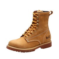Bottes tactiques de haute qualité avec broderie à bout rond Fermeture à lacets anti-dérapante et absorbant la sueur pour l'hiver