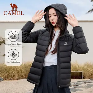 เสื้อแจ็<span class=keywords><strong>ค</strong></span>เก็ตดาวน์น้ำหนักเบา<span class=keywords><strong>ส</strong></span>ำหรับผู้ชายและผู้หญิง ยี่ห้อ Camel กันน้ำ เหมาะสำหรับฤดูใบไม้ร่วงและฤดูหนาว ทรงสั้น กระชับ อุ่น<span class=keywords><strong>ส</strong></span>บาย ใช้งานได้ห<span class=keywords><strong>ลา</strong></span>กห<span class=keywords><strong>ลา</strong></span>ย มีฮู้ด <span class=keywords><strong>ส</strong></span>ไตล์ลำลองและ<span class=keywords><strong>ส</strong></span>ปอ<span class=keywords><strong>ร์</strong></span>ต - Product Image 1