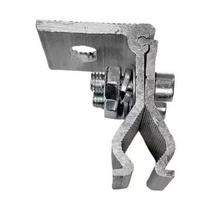 Support de fixation réglable en alliage d'aluminium pour panneaux solaires sur toits en tôle ou en métal