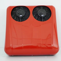 Climatiseur de toit double ventilateur 12V 24V DC pour camion, fourgonnette, camping-car, caravane