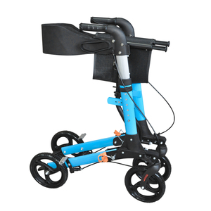 BQ1002B Foldable Light Weight 4 Wheels <strong>Walkers</strong> with Seat for Elderly People and <strong>Disabled</strong> People - Product Image 4