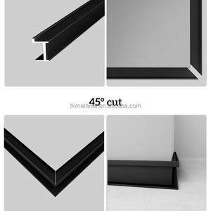 Battiscopa in Lega di Alluminio di Tendenza, Moderno, Premium, Ecologico, Accessorio per Piastrelle, Battiscopa Angolare per Appartamenti - Product Image 4