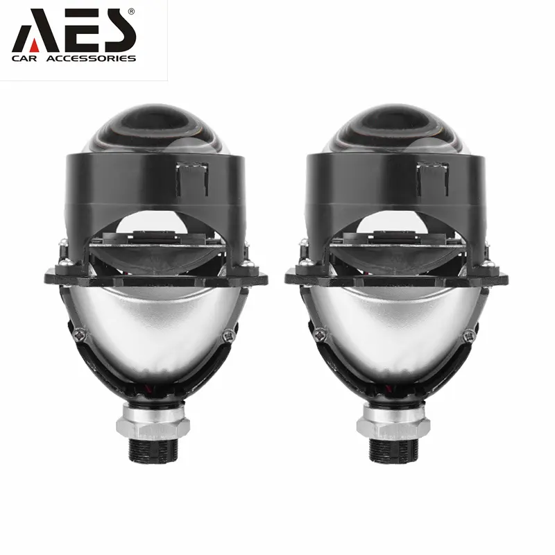 AES 2.5 inç 1.8 inç 2 inç mini küçük boyutu 35W 45W biled araba aksesuarları motosiklet beyaz ışık