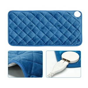 Couverture chauffante électrique de couleur bleue, graines de lin Extra Large, <span class=keywords><strong>coussin</strong></span> <span class=keywords><strong>chauffant</strong></span> électrique, soulagement des crampes, arrêt automatique - Product Image 3