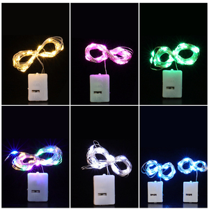 Pin Hoạt Động 3-Chức Năng 1M 10-LED Mini Dây Đồng Chuỗi Cổ Tích Đèn Giáng Sinh Lễ Hội Trang Trí Twinkle Cổ Tích Đèn - Product Image 3