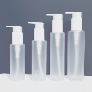 100ml 120ml 150ml 200ml Pet đẩy bơm đầu Matte <span class=keywords><strong>Lotion</strong></span> chai cho chăm sóc da Toner mỹ phẩm Kem dưỡng da chai nhựa rỗng - Product Image 2