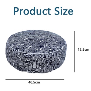 Coussins et oreillers Zafu écologiques en coques <span class=keywords><strong>de</strong></span> sarrasin pour yoga, pilates et méditation - Product Image 2