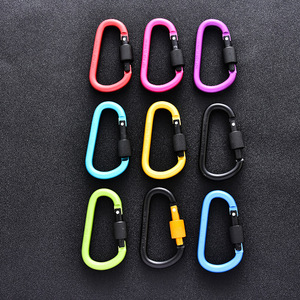 Tùy Chỉnh Nhôm Carabiner Với Biểu Tượng Tia Laser 8Cm Mùa Xuân Móc Ngoài Trời Cắm Trại & Đi Bộ Đường Dài Phụ Kiện Khuyến Mại Móc Khóa - Product Image 1