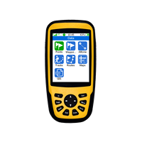 Appareil portable H60 RTK GNSS GPS avec système de navigation de précision centimétrique pour les travaux de topographie et de levés terrestres