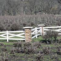 Clôture en PVC vinyle blanche, panneaux de paddock pour chevaux, style à traverses, clôture de ferme, 1,5 m, fournisseur direct d'usine