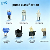 Pompe solénoïde à micro-vibration DYX-SPS-06 0,22 L/min 22 V pour robot de nettoyage de sol domestique, mini pompe à eau solénoïde 12-24 V CC