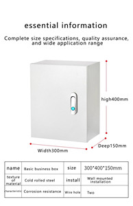 Özelleştirilmiş elektrik kontrol kutusu, su geçirmez kablo kutusu, açık mühendislik dağıtım kutusu 3 fazlı güç dağıtım kutusu - Product Image 6