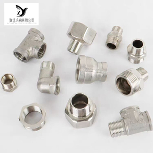 Coude en acier inoxydable à 90 degrés Double virole filetage femelle raccords de tuyauterie haute pression coude <span class=keywords><strong>Union</strong></span> - Product Image 1