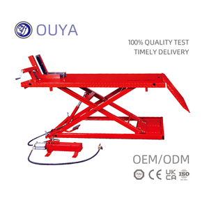 Vente chaude 1500lbs <span class=keywords><strong>moto</strong></span> élévateur manuel facile à utiliser acier air pompe hydraulique ciseaux table élévatrice - Product Image 1