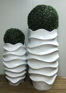 Pots <span class=keywords><strong>de</strong></span> <span class=keywords><strong>fleurs</strong></span> classiques <span class=keywords><strong>en</strong></span> <span class=keywords><strong>fibre</strong></span> <span class=keywords><strong>de</strong></span> <span class=keywords><strong>verre</strong></span> pour la maison, le jardin et les centres commerciaux – Légers, écologiques, <span class=keywords><strong>en</strong></span> carton - Product Image 5