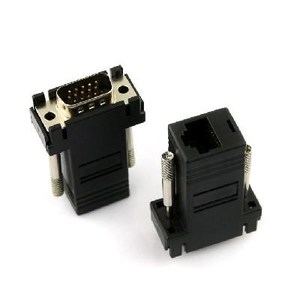 Adaptateur convertisseur VGA vers RJ45 Cat5 6 pour la gestion des câbles - Product Image 1