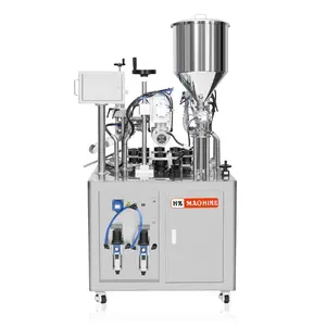 Ultrasonic Cosmetic Tube Filling and Sealing Machine for Manufacturing Plant