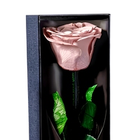 Konservierte Staubige Rosen Einzelstiel-Blumen für Frauen - Valentinstag & Muttertag Geschenk