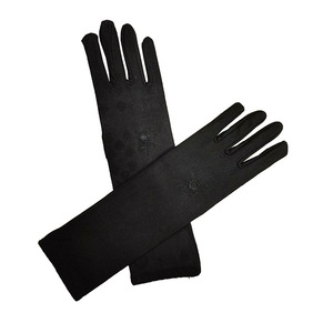 <span class=keywords><strong>Gants</strong></span> arabes <span class=keywords><strong>pour</strong></span> femmes musulmanes, <span class=keywords><strong>gants</strong></span> de protection solaire, broderie florale, manches longues, <span class=keywords><strong>gants</strong></span> arabes à doigts entiers - Product Image 6