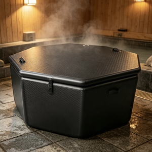 Piscine gonflable octogonale isolée pour bain froid, baignoire de récupération portable et étanche pour jardin et salle de sport à domicile, baignoire à glace - Product Image 1