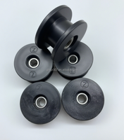 Pièces de machines de construction poulies de roue de porte supérieure et inférieure pour ascenseur de levage accessoire de qualité supérieure