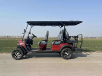 Voiturette de golf électrique 6 places à prix compétitif, prix de gros pour voiturette de golf à batterie lithium, buggy de golf, chariots et tricycles