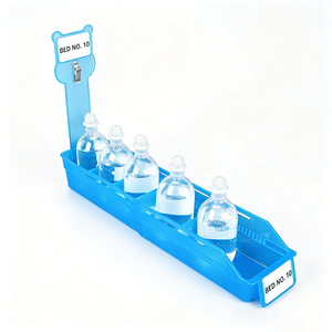 Boîte de perfusion de clinique hospitalière multi-tailles en matériau PP avec compartiments réglables pour solution de stockage médicale de sac de bouteilles IV - Product Image 1