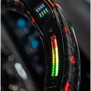 <span class=keywords><strong>Volant</strong></span> en carbone rouge forgé à LED personnalisé pour modèles <span class=keywords><strong>AMG</strong></span> a C E GLE GLC S CLA 2015-2024 Upgrade - Product Image 2