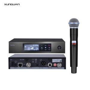 Qlxd4 không dây <span class=keywords><strong>Microphone</strong></span> chuyên nghiệp 1CH Tai nghe Lavalier cầm tay microfono cho hiệu suất Nhà thờ - Product Image 2