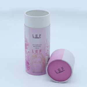 Tube en papier personnalisé, cylindre recyclé en carton kraft noir, tube en papier pour bougie, 4x4/emballage, boîte ronde en carton - Product Image 3