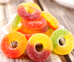 Factory Wholesale Bulk Customized Fruity Jelly Gummy Ring Sour <strong>Christmas</strong> Circle Ring Gummies Halal Low Price Soft <strong>Sweets</strong> - Product Image 2