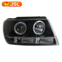 Para Jeep Grand Cherokee 1999-2004 Faro LED DRL Luz de Niebla Señal de Giro Haz Bajo Haz Alto Lente Accesorios Luces de Coche