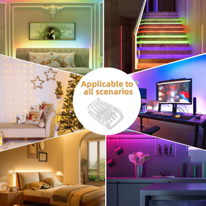 Đầu nối dây không cần hàn 2 chân 8mm cho đèn <span class=keywords><strong>LED</strong></span> dải 5V/12V/24V, phụ kiện đèn <span class=keywords><strong>LED</strong></span> dải - Product Image 4