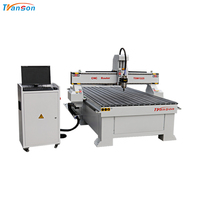 Máquina CNC para tallar madera con control DSP, PLC, un solo husillo de 4.5kw, refrigeración por aire, NC Studio, Mach3, automática