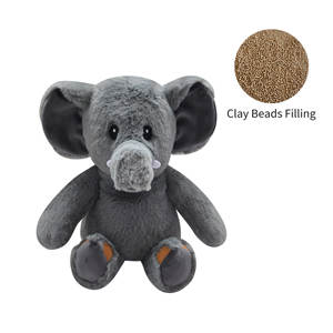 Excellent cadeau : Ours en peluche lesté pour soulager l'anxiété, la pression et la douleur, avec fonction de chauffage au micro-ondes, jouet animal de compagnie et oreiller sensoriel. - Product Image 6