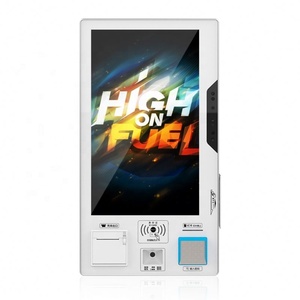 23.6 Inch Self Service Kiosk Flat Screen Automatic Touch Screen Keypad Payment Ticket Self Service Kiosk <b>With</b> <b>Printer</b> <b>Scanner</b> - Product Image 6