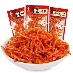 Hot Selling Chinese Traditional Snack Latiao Grain Snacks Spicy Gluten Strips Asian Snacks