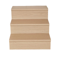 Marches d'escalier en bois durables, écologiques et antidérapantes pour hôtel, sous-sol, villa, appartement, pour escaliers droits