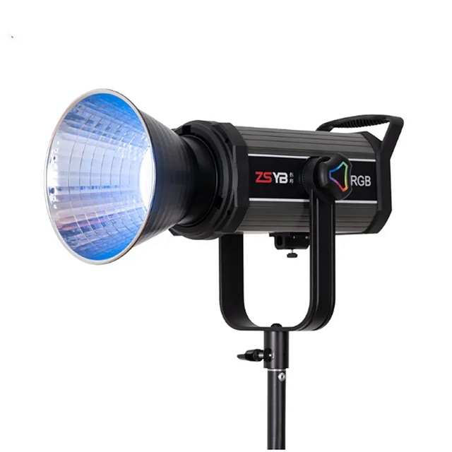 ZSYB Y500RGB 100W LED Cob RGB Video Light 120 Light Angle 3200-5600K Color Temp AC/DC Power for TikTok Photographic Lighting