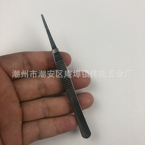ขายตรงจากโรงงาน ชุดแหนบสามชิ้น รุ่นเครื่องมือช่าง แหนบสแตนเลส แหนบ DIY แบบโค้งและแบบตรง - Product Image 4