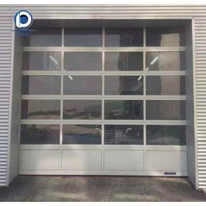 Porte de garage en aluminium à panneaux larges Prima, portes de garage modernes pour appartement et maison privée - Product Image 2