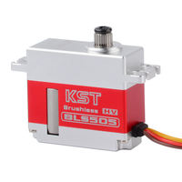 Servo Digital sin Escobillas KST BLS505 de Alto Torque Extremo con Engranaje Metálico CNC para Vehículos Terrestres No Tripulados de Uso Pesado y Robots Móviles