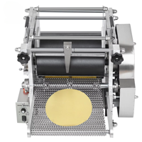 Machine à tortillas commerciale entièrement automatique pour la production de tortillas de maïs et de farine, chapati, pain pita, tacos et roti