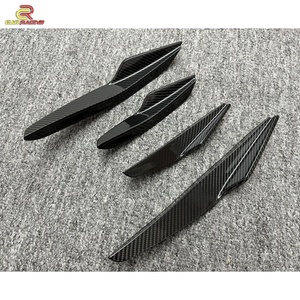 ชุดแต่งคาร์บอนไฟเบอร์แบบแห้งเงา PT Style สำหรับกันชนหน้ารถยนต์ Lamborghini Huracan EVO ชุดแต่งตัวถังรถยนต์ อะไหล่รถยนต์ - Product Image 2