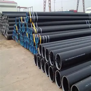 Tubo in acciaio al carbonio 4.5mm 4.75mm erw saldatura tubo in acciaio nero società di commercio e produzione cinese