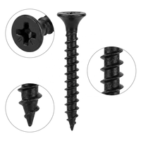 Vis à cloison sèche à tête trompette en acier au carbone à pointe acérée pour fixation murale intérieure, fourniture d'usine